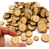 Tout Pour le Jeu 100 à 120 mini rondelles en bois brut avec écorce 1 à 3 cm de diamètre