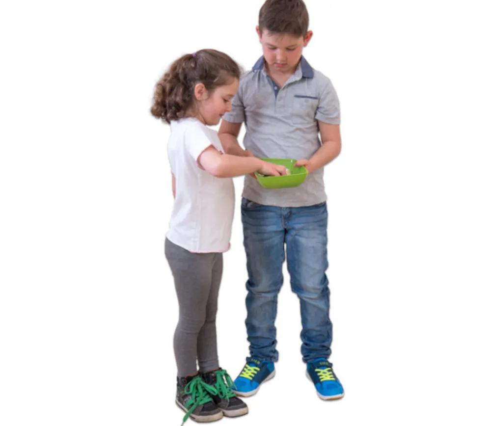 Tout Pour le Jeu 6 grandes barquettes plateaux colorés Bioplastique 23 x 14.9 x 4 cm GM