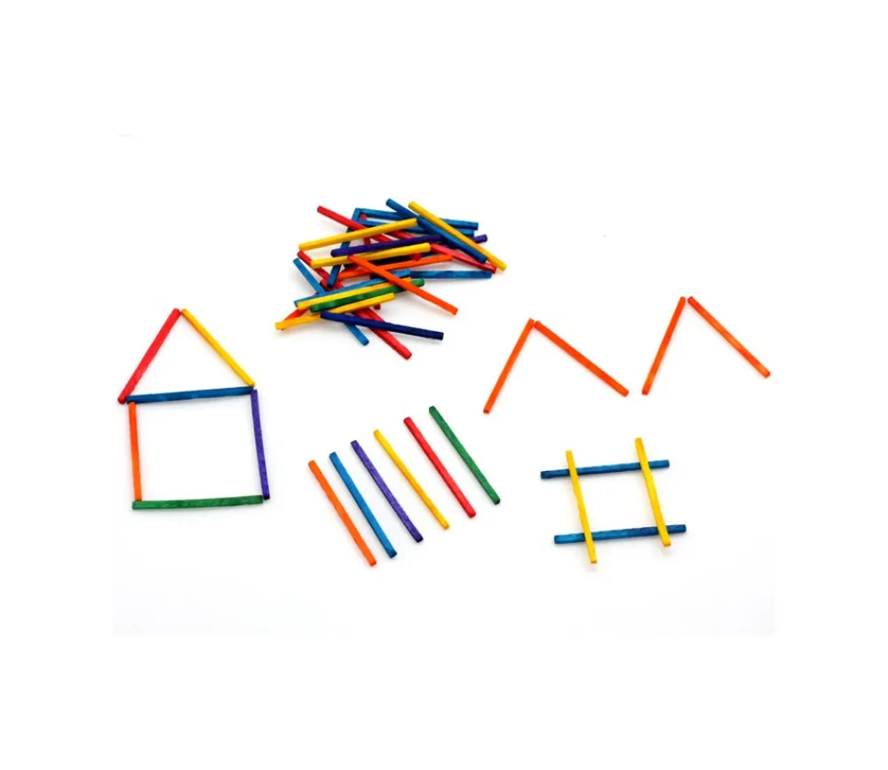 Tout Pour le Jeu 1000 allumettes 2x2x45 mm bois coloré bricolage et jeux