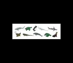 Tout Pour le Jeu 10 Animaux en danger - espèces marines menacées dans un tube de rangement