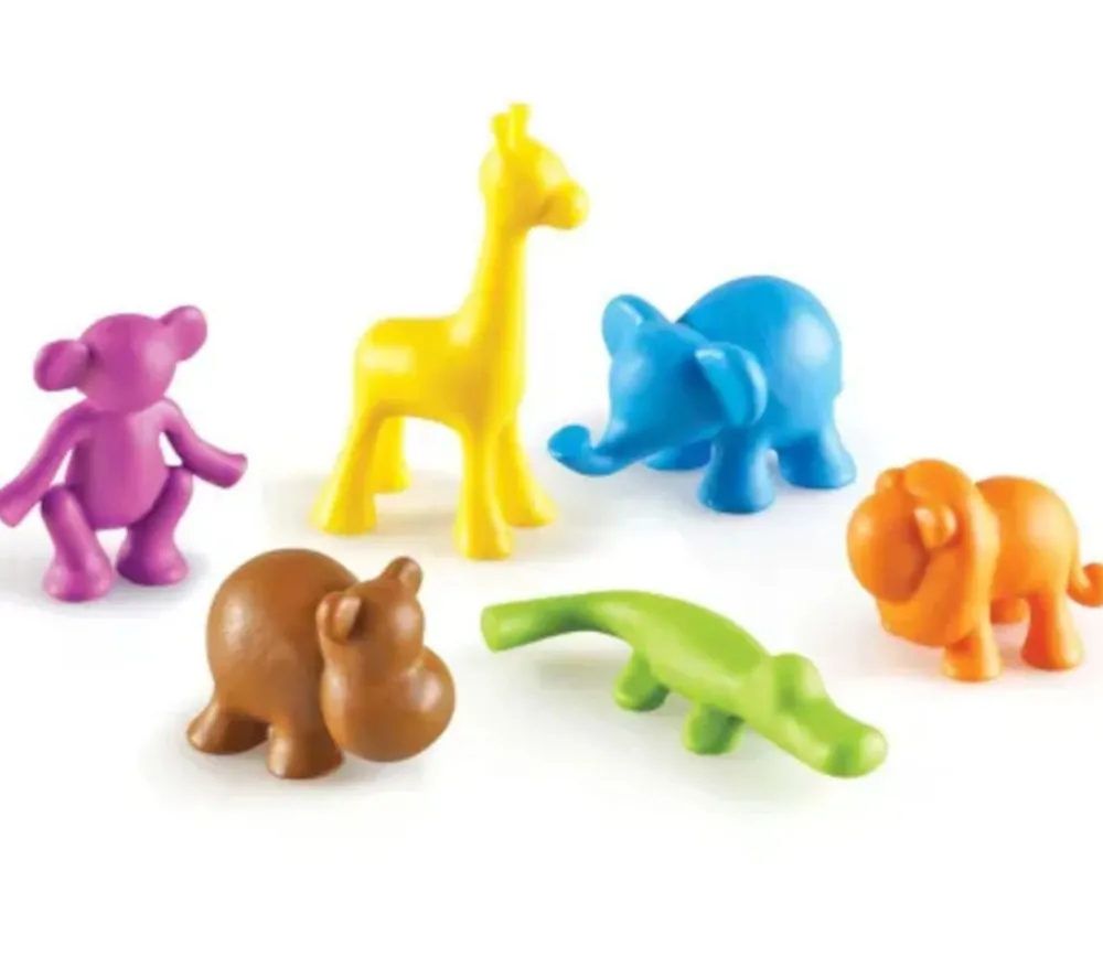 Tout Pour le Jeu 6 Animaux sauvages multicolores environ 3 cm