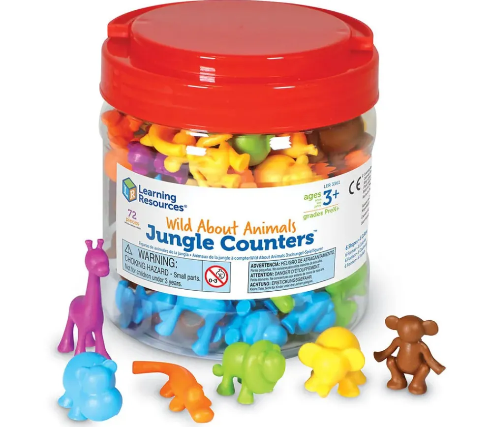 Tout Pour le Jeu 72 Animaux sauvages multicolores environ 3 cm