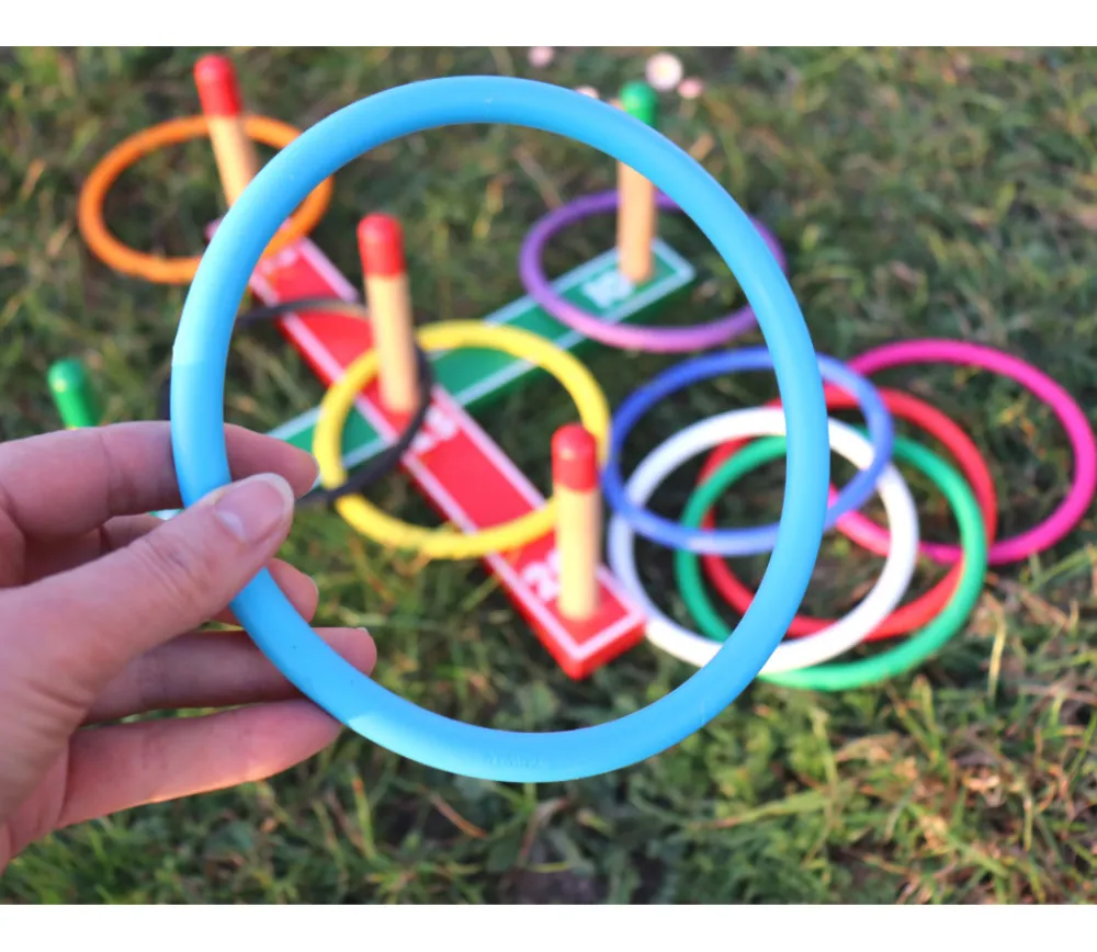 Tout Pour le Jeu 10 Anneaux 14 cm pour jeux de lancer
