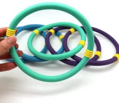 Tout Pour le Jeu 6 Anneaux souples de 15 cm pour jeux de lancer