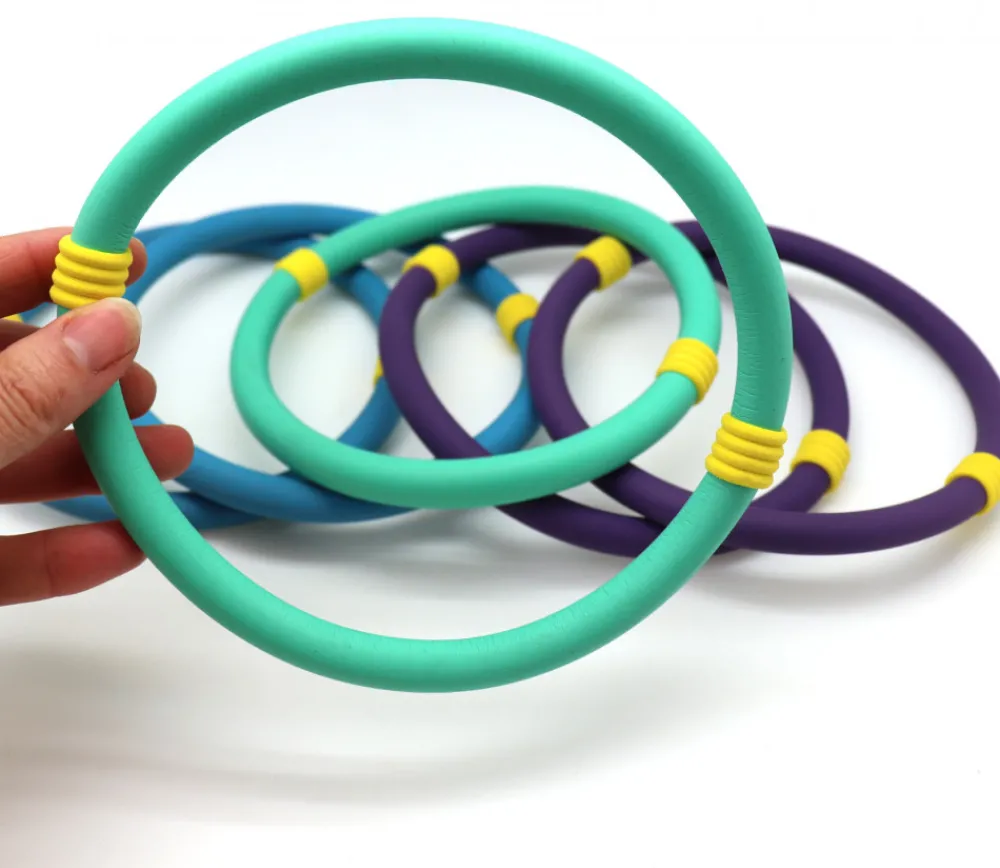 Tout Pour le Jeu 6 Anneaux souples de 15 cm pour jeux de lancer
