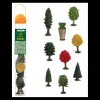 Tout Pour le Jeu 10 arbres figurines jouet d'environ 5 cm