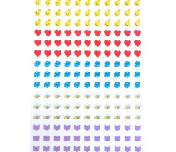 Tout Pour le Jeu 660 autocollants stickers symboles