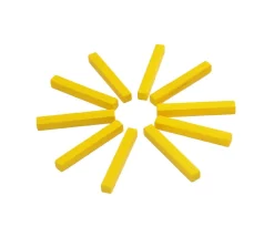 Tout Pour le Jeu 60 Baguettes en bois multicolores 5x5x39 mm