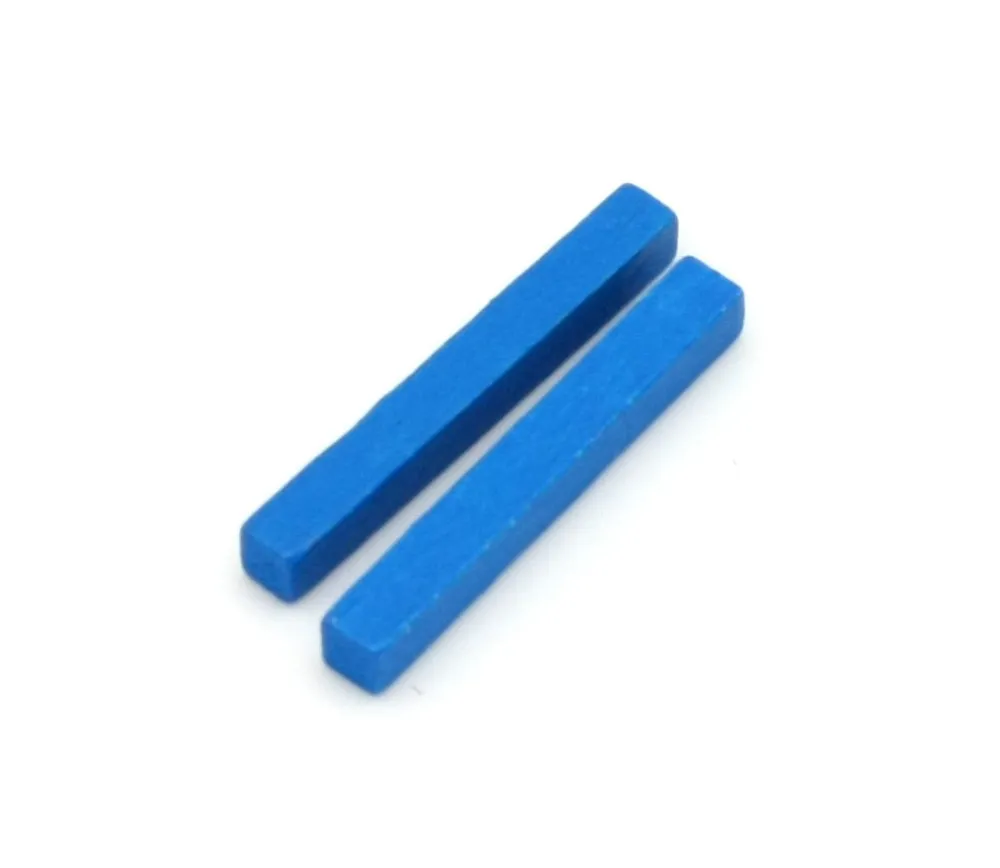 Tout Pour le Jeu 60 Baguettes en bois multicolores 5x5x39 mm