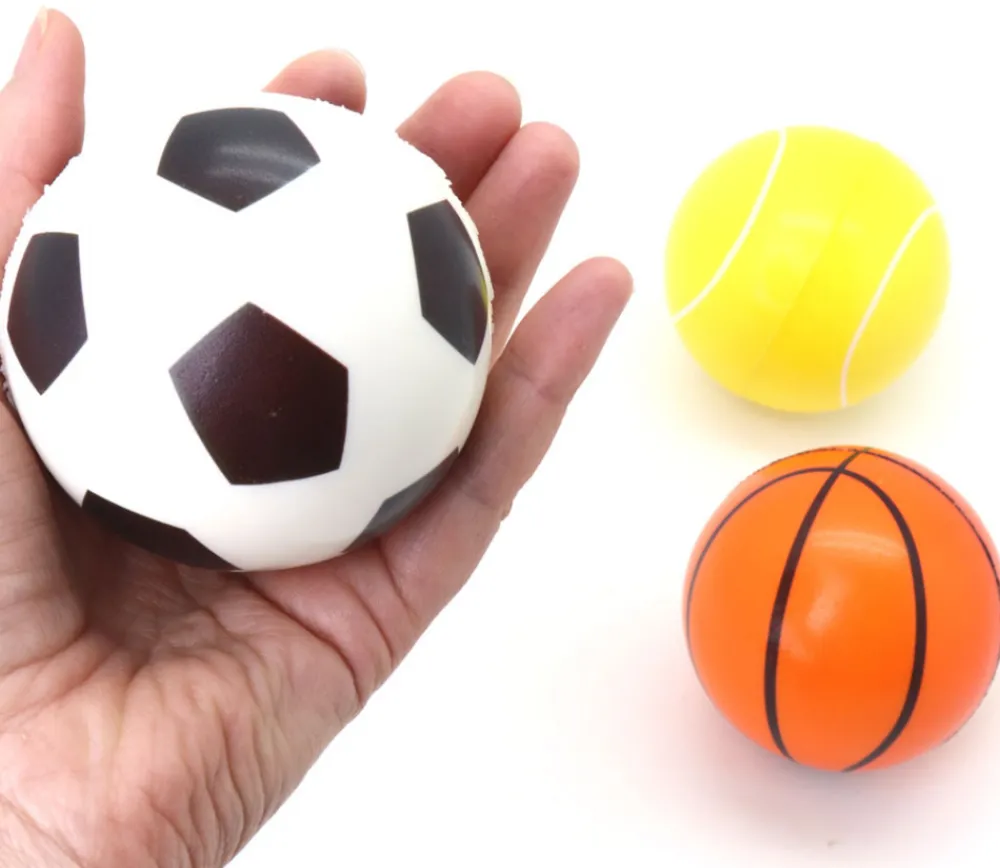 Tout Pour le Jeu 3 Balles Ø 7 cm - mini ballon foot, basket et tennis