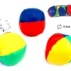 Tout Pour le Jeu 3 Balles de jonglage 6 cm colorées