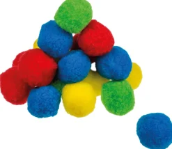 Enfant Tout Pour le Jeu 24 balles pompons geants 4.5 cm - éponges jeu / déco / bombes à eau