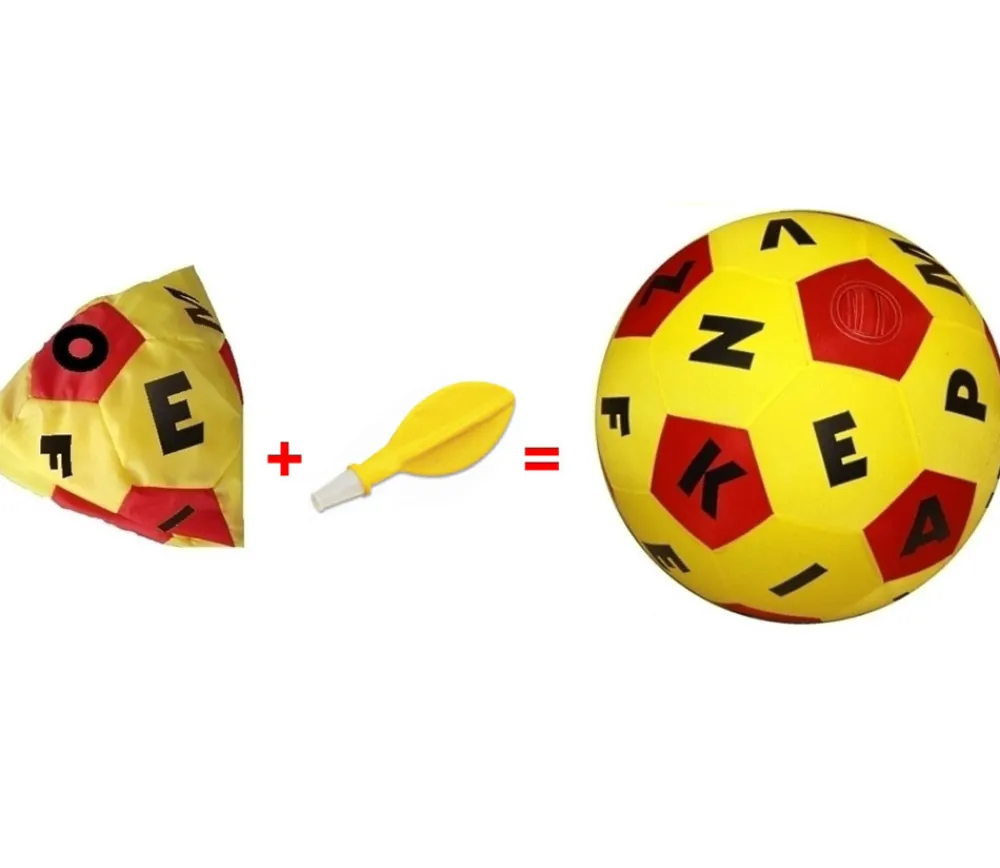 Tout Pour le Jeu 2 Balles remplacement pour Ballon éducatif Lettres alphabet 35 cm