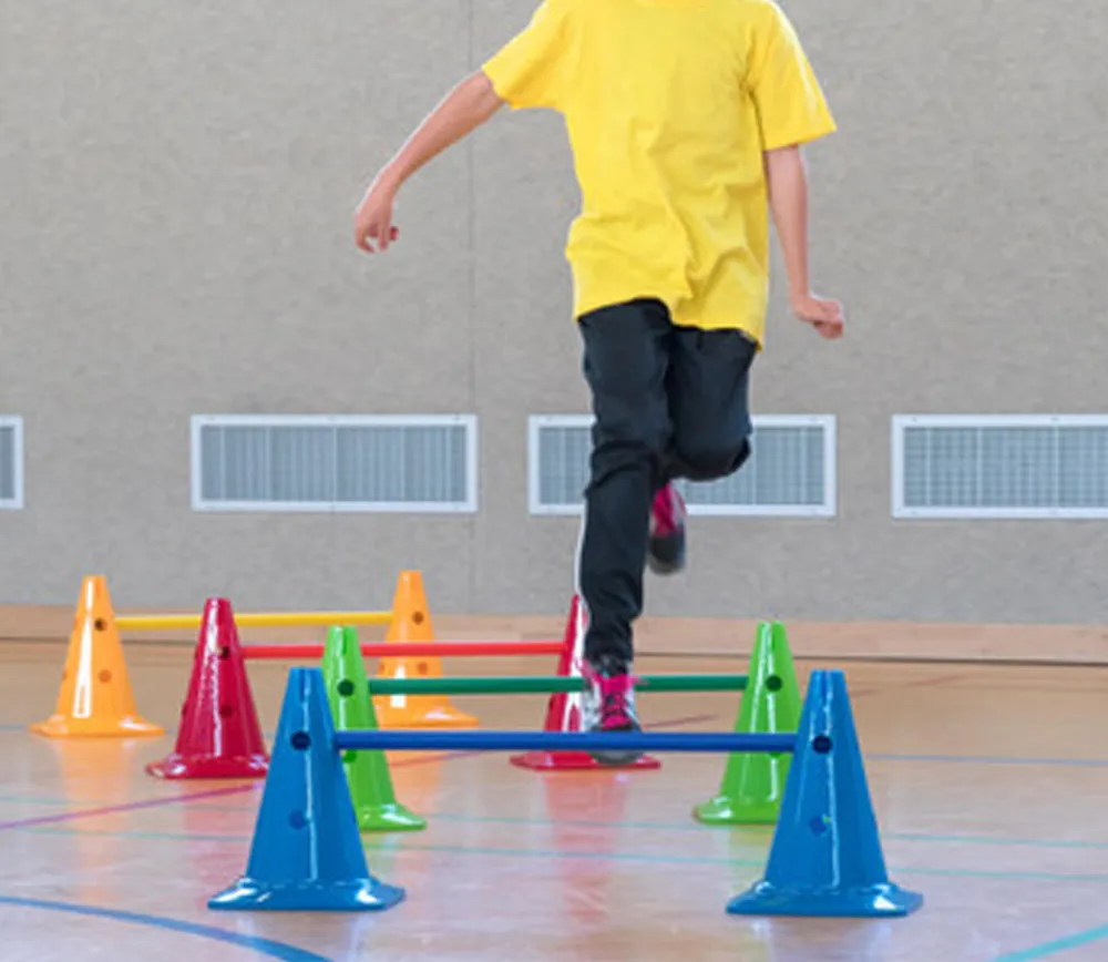 Enfant Tout Pour le Jeu 4 barres jalons de 70 cm pour activités sportives