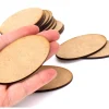 Tout Pour le Jeu 15 Bases ovales 7.5 x 4.2 cm bois MDF brut pour jeux