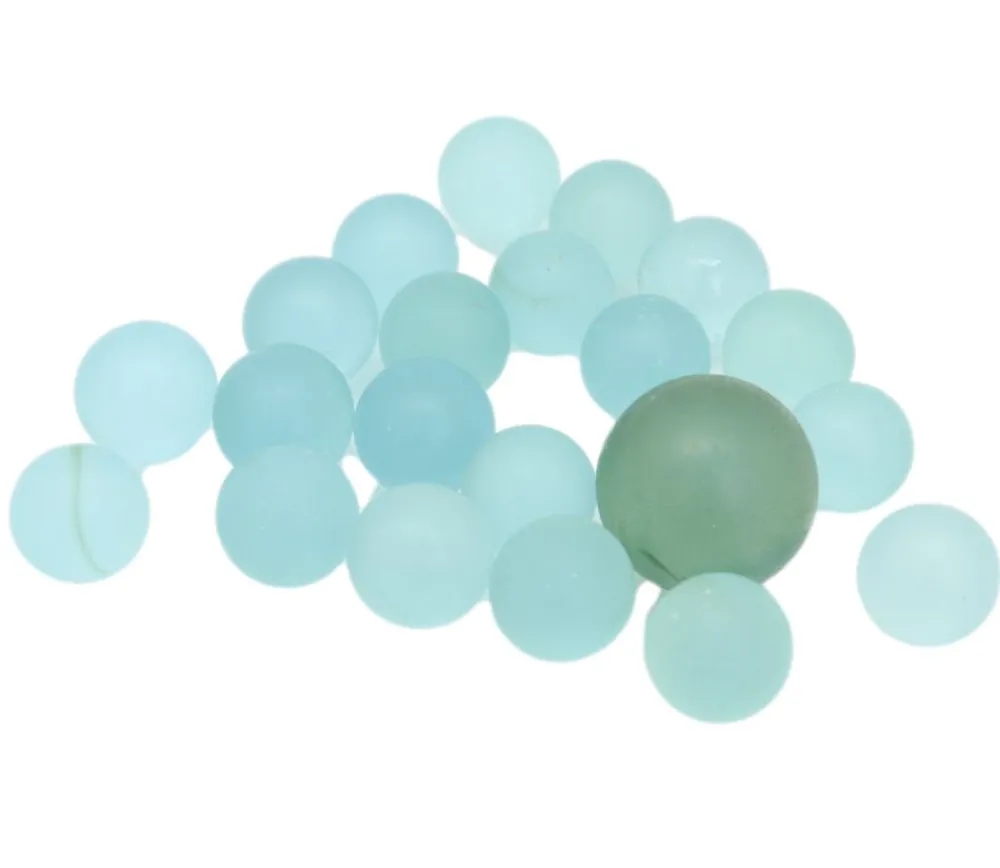 Tout Pour le Jeu 20 Billes givrées 16 mm + 1 calot 25 mm -