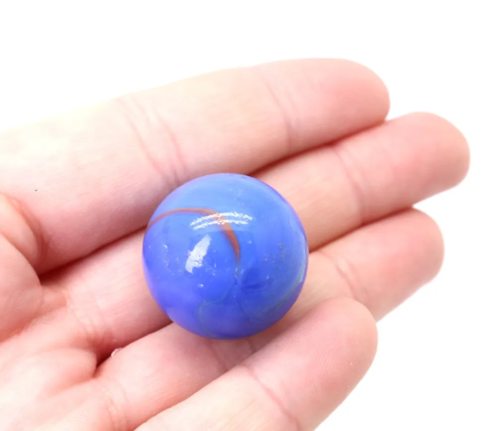 Tout Pour le Jeu 20 Billes néon bleu 16 mm + 1 calot 25 mm -