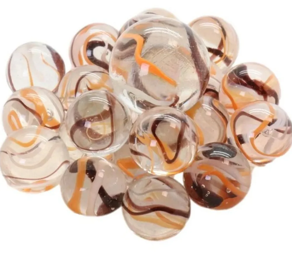 Tout Pour le Jeu 20 Billes Panda roux 16 mm + 1 calot 25 mm -