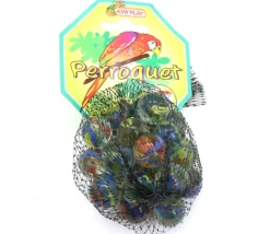 Tout Pour le Jeu 20 Billes Perroquet multi-couleurs + 1 calot pour jeu