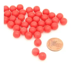 Tout Pour le Jeu 100 billes rouges de 7.5 mm de diamètre.