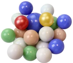 Tout Pour le Jeu 20 Billes série Perle 16 mm + 1 calot 25 mm - couleurs assorties