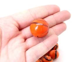 Tout Pour le Jeu 20 Billes tigre multicolores 16 mm + 1 calot 25 mm -