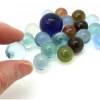 Tout Pour le Jeu 20 Billes translucides colorées - Boomerang 16 mm + 1 calot