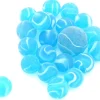 Tout Pour le Jeu 20 Billes verre dauphin bleu pour jeu 16 mm + 1 calot
