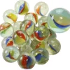 Tout Pour le Jeu 20 Billes verre oeil de chat pour jeu 16 mm + 1 calot