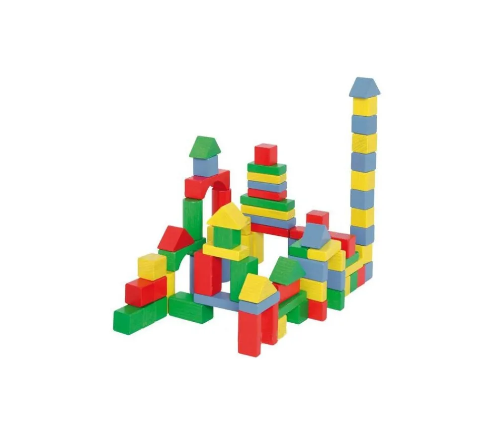 Enfant Tout Pour le Jeu 50 blocs de construction en bois coloré pour jeux