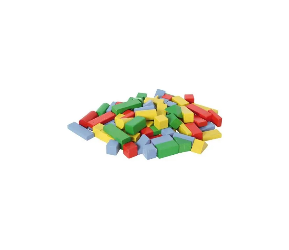 Enfant Tout Pour le Jeu 50 blocs de construction en bois coloré pour jeux