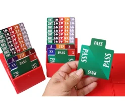 Tout Pour le Jeu 4 boites à enchères jeu Bridge avec cartons d'enchères