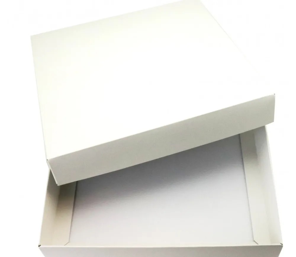 Tout Pour le Jeu 10 Boites neutres 275 x 275 x 47 mm - couvercle cloche à monter