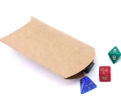 Tout Pour le Jeu 6 Boites pochettes berlingot kraft marron