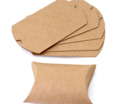 Tout Pour le Jeu 6 Boites pochettes berlingot kraft marron