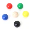 Tout Pour le Jeu 6 boules en bois 2 cm multicolores - 6 couleurs pour jeux 20 mm