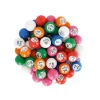 Tout Pour le Jeu 90 boules loto 22 mm de diamètre numérotées en plastique coloré