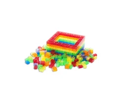 Tout Pour le Jeu 1000 briques de construction multicolores translucides