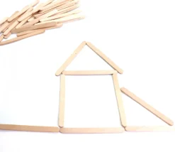 Tout Pour le Jeu 300 Bâtonnets bois naturel 7.5 cm esquimaux bricolage et jeux