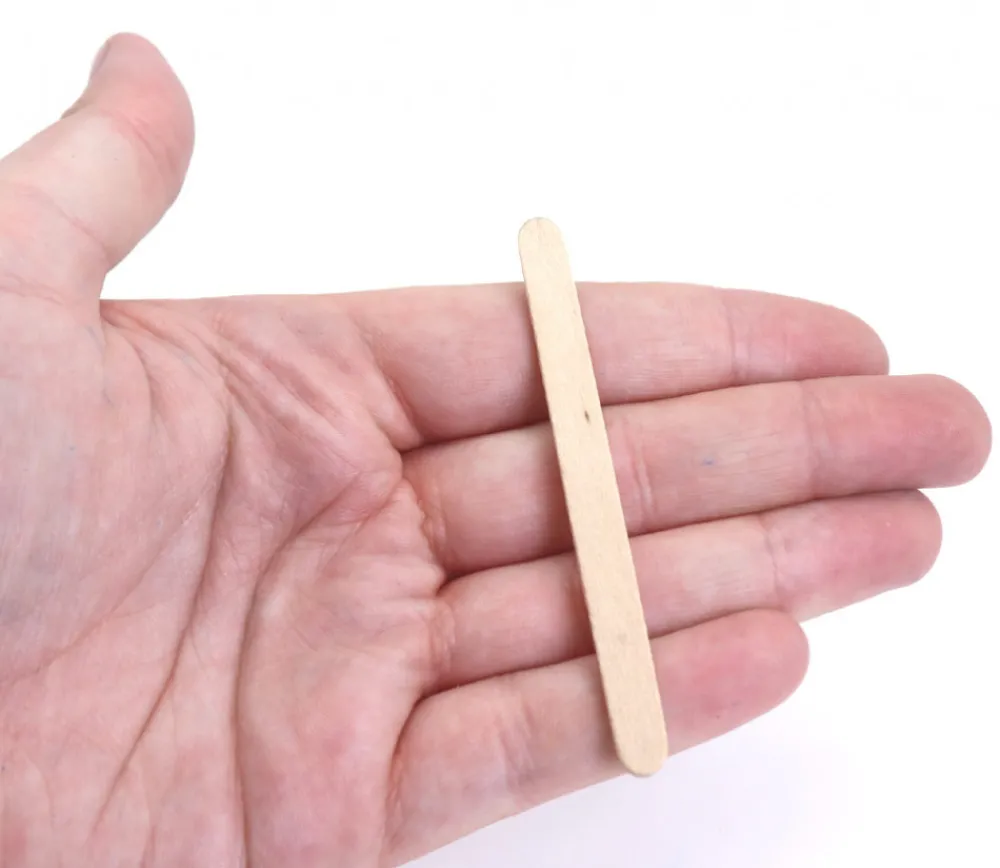 Tout Pour le Jeu 300 Bâtonnets bois naturel 7.5 cm esquimaux bricolage et jeux