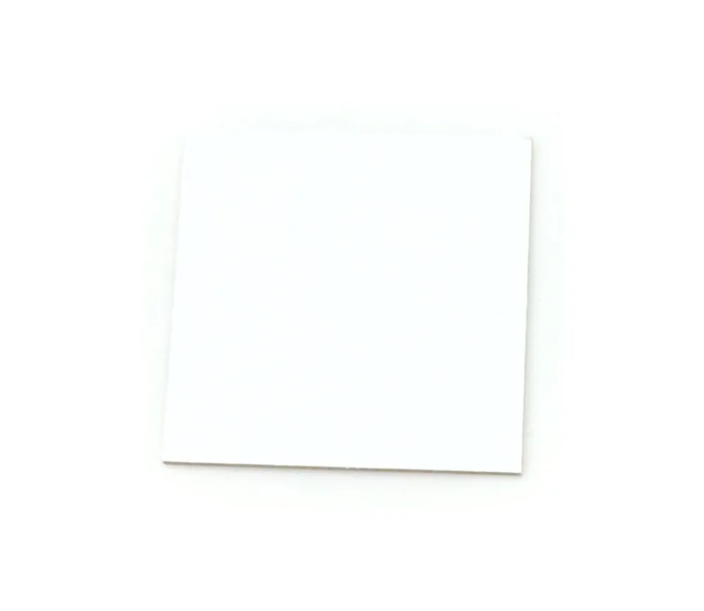 Tout Pour le Jeu 24 carrés 4 x 4 cm carton rigide blanc/gris vierge tuiles à personnaliser