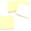 Tout Pour le Jeu 24 carrés 4 x 4 cm carton rigide jaune/blanc vierge tuiles à personnaliser