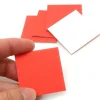 Tout Pour le Jeu 24 carrés 4 x 4 cm carton rigide rouge/blanc vierge tuiles à personnaliser