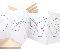 Tout Pour le Jeu 10 carrés bois naturel 10 x 10 cm avec 10 modèles - balsa
