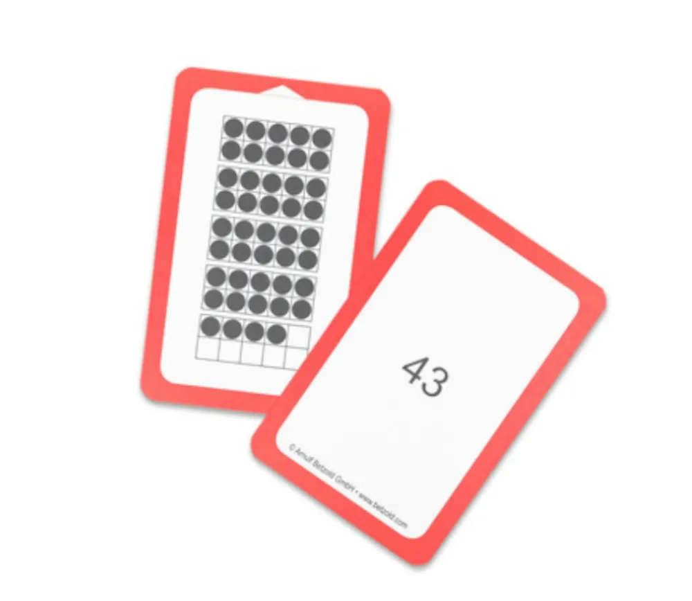 Tout Pour le Jeu 48 cartes à compter jusqu'à 50 - compréhension des nombres