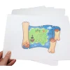Tout Pour le Jeu 25 cartes A4 blanches XXL 210 x 297 mm coins arrondis