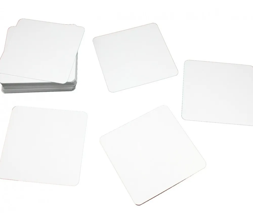 Tout Pour le Jeu 30 cartes carrés 70x70 mm blancs à personnaliser