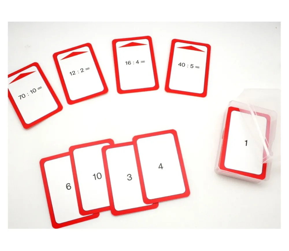 Tout Pour le Jeu 48 cartes Division :2 :3 :4 :5 :10