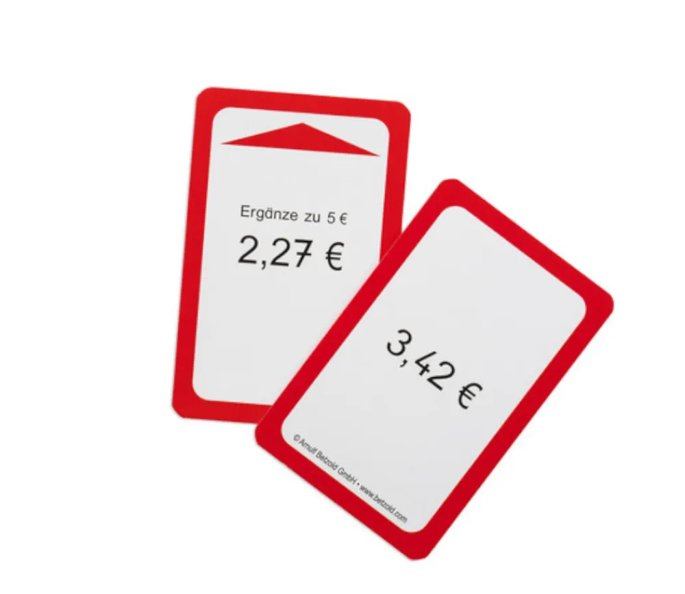 Tout Pour le Jeu 48 cartes monnaie euros cents - chapeau magique