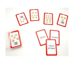 Tout Pour le Jeu 48 cartes monnaie euros cents - chapeau magique